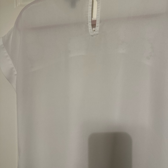 Sheer White Blouse Size Small - Picture 6 of 6